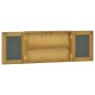 vidaXL Mueble con espejo madera maciza de teca 60x10x40 cm vidaXL Mueble con espejo madera maciza de teca 60x10x40 cm
