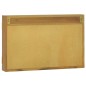 vidaXL Mueble con espejo madera maciza de teca 60x10x40 cm vidaXL Mueble con espejo madera maciza de teca 60x10x40 cm