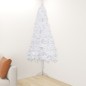 vidaXL Árbol de Navidad artificial de esquina blanco 210 cm PVC vidaXL Árbol de Navidad artificial de esquina blanco 210 cm PVC