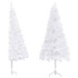 vidaXL Árbol de Navidad artificial de esquina blanco 210 cm PVC vidaXL Árbol de Navidad artificial de esquina blanco 210 cm PVC