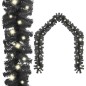 vidaXL Guirnalda de Navidad con luces LED negro 20 m vidaXL Guirnalda de Navidad con luces LED negro 20 m