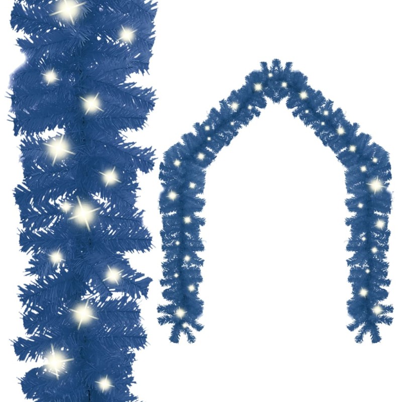 vidaXL Guirnalda de Navidad con luces LED azul 10 m vidaXL Guirnalda de Navidad con luces LED azul 10 m