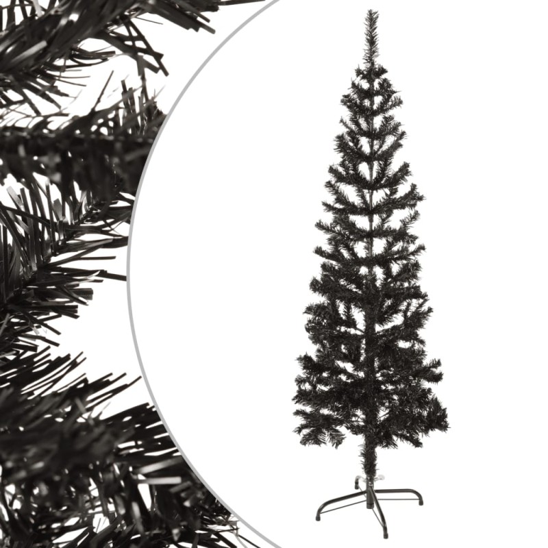 vidaXL Árbol de Navidad delgado negro 120 cm vidaXL Árbol de Navidad delgado negro 120 cm