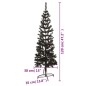 vidaXL Árbol de Navidad delgado negro 120 cm vidaXL Árbol de Navidad delgado negro 120 cm