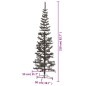 vidaXL Árbol de Navidad delgado negro 210 cm vidaXL Árbol de Navidad delgado negro 210 cm