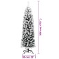 vidaXL Árbol de Navidad artificial verde con nieve PVC 120 cm vidaXL Árbol de Navidad artificial verde con nieve PVC 120 cm