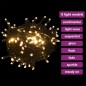 vidaXL Set de bolas de Navidad 61 pzas con pico 150 LED oro rosa vidaXL Set de bolas de Navidad 61 pzas con pico 150 LED oro rosa