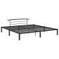 vidaXL Estructura de cama de metal negro 200x200 cm vidaXL Estructura de cama de metal negro 200x200 cm