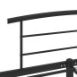 vidaXL Estructura de cama de metal negro 200x200 cm vidaXL Estructura de cama de metal negro 200x200 cm