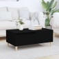 vidaXL Mesa de centro madera contrachapada negro 90x50x36,5 cm vidaXL Mesa de centro madera contrachapada negro 90x50x36,5 cm