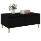 vidaXL Mesa de centro madera contrachapada negro 90x50x36,5 cm vidaXL Mesa de centro madera contrachapada negro 90x50x36,5 cm