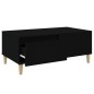 vidaXL Mesa de centro madera contrachapada negro 90x50x36,5 cm vidaXL Mesa de centro madera contrachapada negro 90x50x36,5 cm