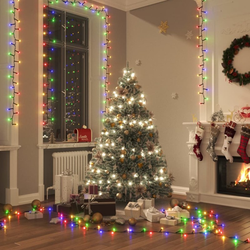 vidaXL Tira de luces compacta con 1000 LED PVC multicolor 25 m vidaXL Tira de luces compacta con 1000 LED PVC multicolor 25 m