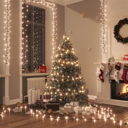 vidaXL Tira de luces compacta con 3000 LED PVC blanco cálido 65 m