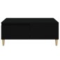 vidaXL Mesa de centro madera contrachapada negro 90x50x36,5 cm vidaXL Mesa de centro madera contrachapada negro 90x50x36,5 cm