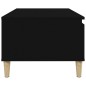 vidaXL Mesa de centro madera contrachapada negro 90x50x36,5 cm vidaXL Mesa de centro madera contrachapada negro 90x50x36,5 cm