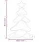vidaXL Figura de árbol de Navidad con 144 LED 88x56 cm vidaXL Figura de árbol de Navidad con 144 LED 88x56 cm