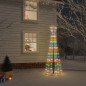vidaXL Árbol de Navidad cónico 108 LED de colores 70x180 cm vidaXL Árbol de Navidad cónico 108 LED de colores 70x180 cm