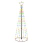 vidaXL Árbol de Navidad cónico 108 LED de colores 70x180 cm vidaXL Árbol de Navidad cónico 108 LED de colores 70x180 cm