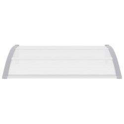vidaXL Marquesina para puerta PC 120x100 cm