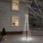vidaXL Árbol de Navidad con pincho 108 LED blanco frío 180 cm vidaXL Árbol de Navidad con pincho 108 LED blanco frío 180 cm