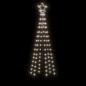 vidaXL Árbol de Navidad con pincho 108 LED blanco frío 180 cm vidaXL Árbol de Navidad con pincho 108 LED blanco frío 180 cm