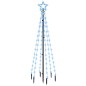 vidaXL Árbol de Navidad con pincho 108 LED azul 180 cm vidaXL Árbol de Navidad con pincho 108 LED azul 180 cm