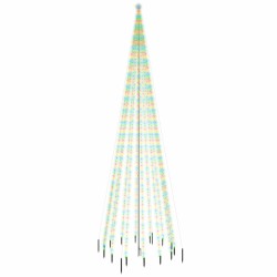 vidaXL Árbol de Navidad con pincho 1134 LED de colores 800 cm