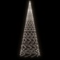 vidaXL Árbol de Navidad con pincho 3000 LED blanco frío 800 cm vidaXL Árbol de Navidad con pincho 3000 LED blanco frío 800 cm