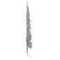 vidaXL Medio árbol de Navidad artificial con soporte plateado 210 cm vidaXL Medio árbol de Navidad artificial con soporte plateado 210 cm