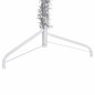 vidaXL Medio árbol de Navidad artificial con soporte plateado 210 cm vidaXL Medio árbol de Navidad artificial con soporte plateado 210 cm