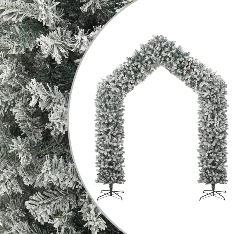vidaXL Arco de árbol de Navidad con aspecto nevado 270 cm vidaXL Arco de árbol de Navidad con aspecto nevado 270 cm