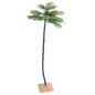 vidaXL Palmera artificial con 136 LED blanco cálido 220 cm vidaXL Palmera artificial con 136 LED blanco cálido 220 cm