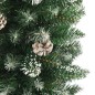 vidaXL Árbol de Navidad artificial estrecho con soporte PVC 120 cm vidaXL Árbol de Navidad artificial estrecho con soporte PVC 120 cm