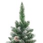vidaXL Árbol de Navidad artificial estrecho con soporte PVC 180 cm vidaXL Árbol de Navidad artificial estrecho con soporte PVC 180 cm
