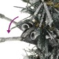 vidaXL Árbol de Navidad artificial estrecho con nieve PVC y PE 120 cm vidaXL Árbol de Navidad artificial estrecho con nieve PVC y PE 120 cm