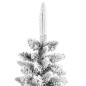 vidaXL Árbol de Navidad artificial estrecho con nieve PVC y PE 120 cm vidaXL Árbol de Navidad artificial estrecho con nieve PVC y PE 120 cm
