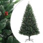 vidaXL Árbol de Navidad artificial con bisagras y frutos rojos 150 cm vidaXL Árbol de Navidad artificial con bisagras y frutos rojos 150 cm