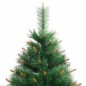 vidaXL Árbol de Navidad artificial con bisagras y soporte 210 cm vidaXL Árbol de Navidad artificial con bisagras y soporte 210 cm