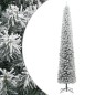 vidaXL Árbol Navidad estrecho con soporte y nieve artificial PVC 270cm vidaXL Árbol Navidad estrecho con soporte y nieve artificial PVC 270cm