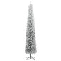 vidaXL Árbol Navidad estrecho con soporte y nieve artificial PVC 270cm vidaXL Árbol Navidad estrecho con soporte y nieve artificial PVC 270cm