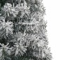 vidaXL Árbol Navidad estrecho con soporte y nieve artificial PVC 270cm vidaXL Árbol Navidad estrecho con soporte y nieve artificial PVC 270cm