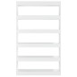 vidaXL Estantería/divisor de espacios blanco brillante 100x30x166 cm vidaXL Estantería/divisor de espacios blanco brillante 100x30x166 cm