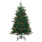vidaXL Árbol de Navidad artificial con piñas y bayas 150 cm vidaXL Árbol de Navidad artificial con piñas y bayas 150 cm