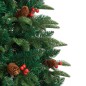 vidaXL Árbol de Navidad artificial con piñas y bayas 150 cm vidaXL Árbol de Navidad artificial con piñas y bayas 150 cm