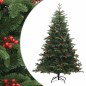 vidaXL Árbol de Navidad artificial con piñas y bayas 210 cm vidaXL Árbol de Navidad artificial con piñas y bayas 210 cm