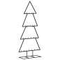 vidaXL Árbol de Navidad para decoración metal negro 125 cm vidaXL Árbol de Navidad para decoración metal negro 125 cm