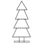 vidaXL Árbol de Navidad para decoración metal negro 125 cm vidaXL Árbol de Navidad para decoración metal negro 125 cm