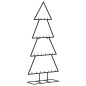 vidaXL Árbol de Navidad para decoración metal negro 125 cm vidaXL Árbol de Navidad para decoración metal negro 125 cm
