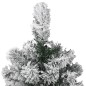 vidaXL Árbol de Navidad artificial con bisagras y nieve flocada 150 cm vidaXL Árbol de Navidad artificial con bisagras y nieve flocada 150 cm